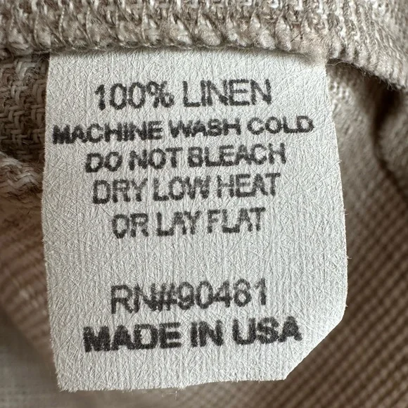Two NWT AlyWear 100% Linen Top.s M.Made in USA.Retail$38 each. - Picture 5 of 12
